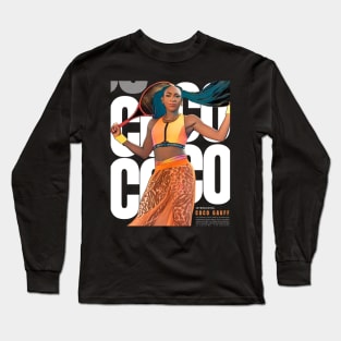 Team Cori 'Coco' Gauff Tennis Design Long Sleeve T-Shirt